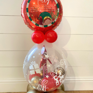 Cute Elf arrival "get me out of here" balloon
